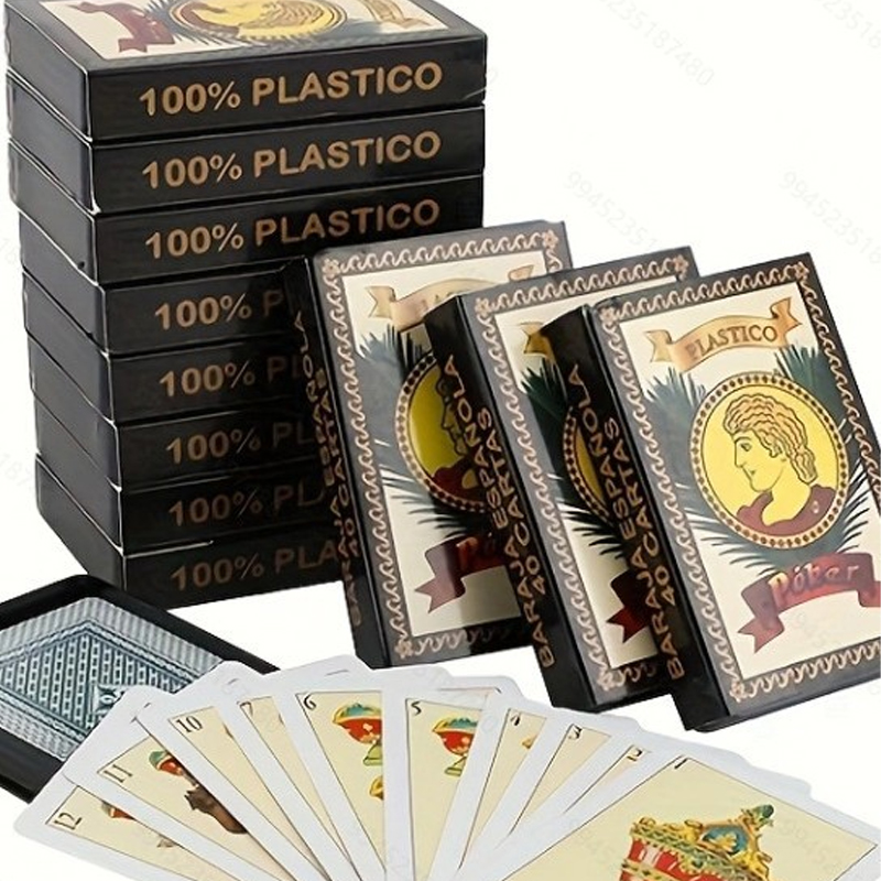 Party Games In Spanish - 스페인어 PVC 방수 플라스틱 카드 가족