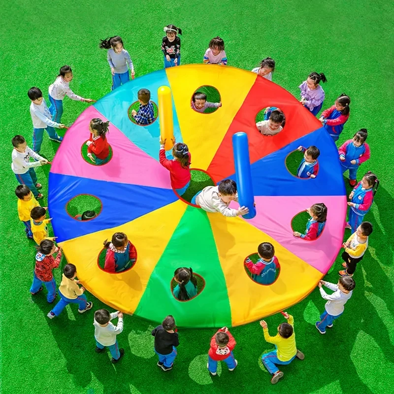 Party Games Group For Adults - 레인보우 파라슈트 노크 고퍼 멀티플레이어 인터랙티브