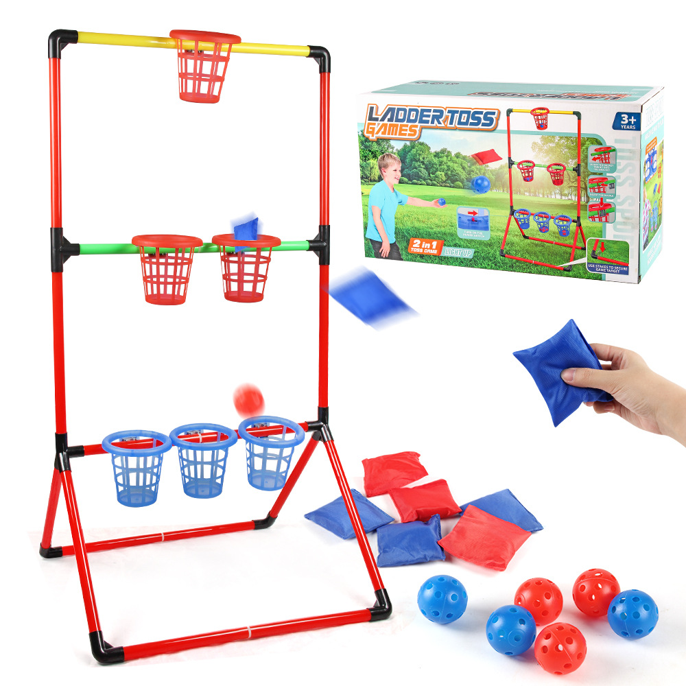 Party Games For 5 Year Olds Indoors - 2-in-1 샌드백 던지기 게임 스포츠 장난감