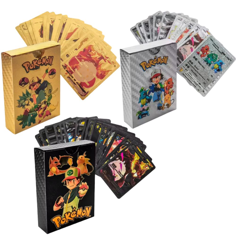 Party Games In Spanish - 새로운 55PCS 포켓몬 카드 Vmax GX