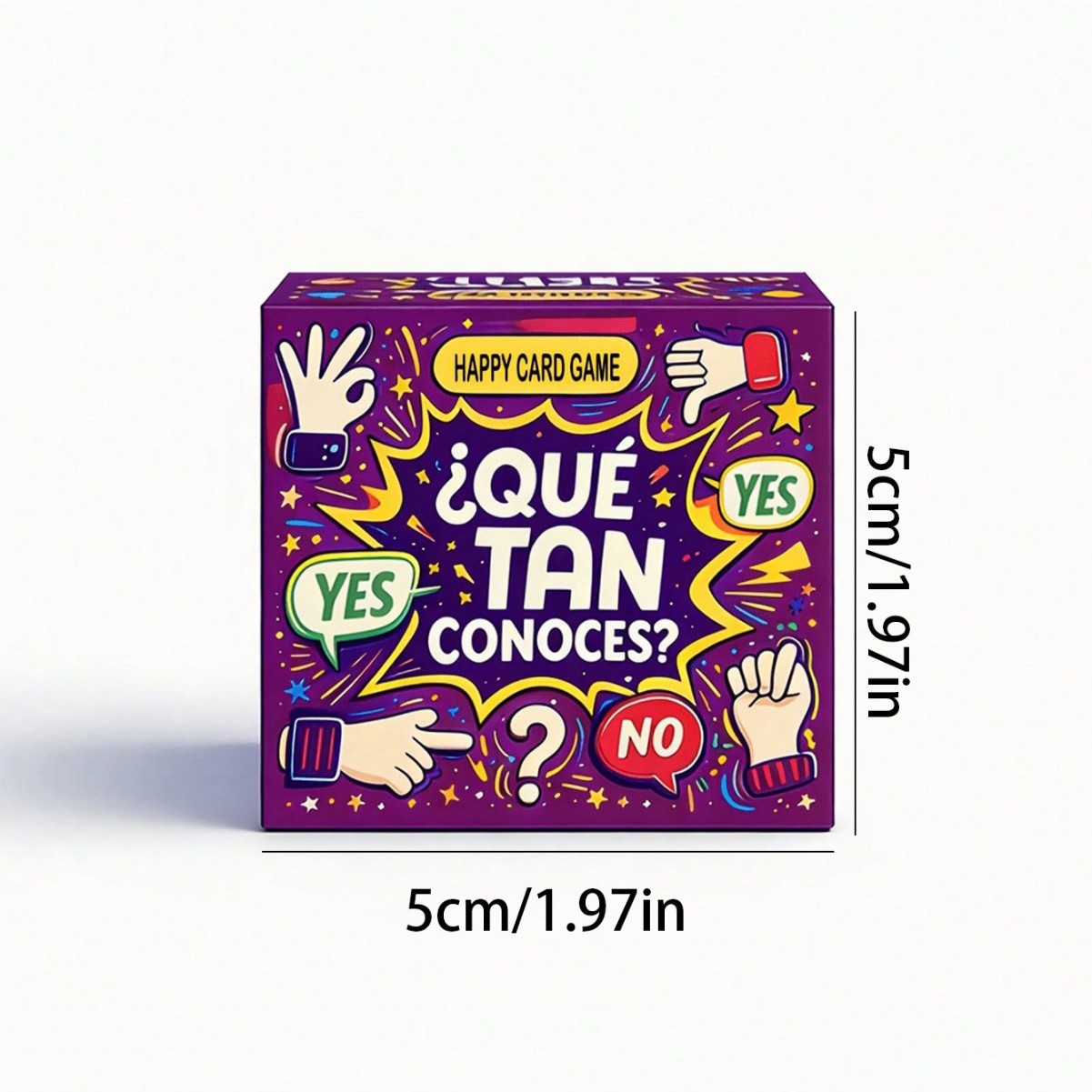 Party Games In Spanish - 스페인어 미니 5cm 게임 카드 Bien