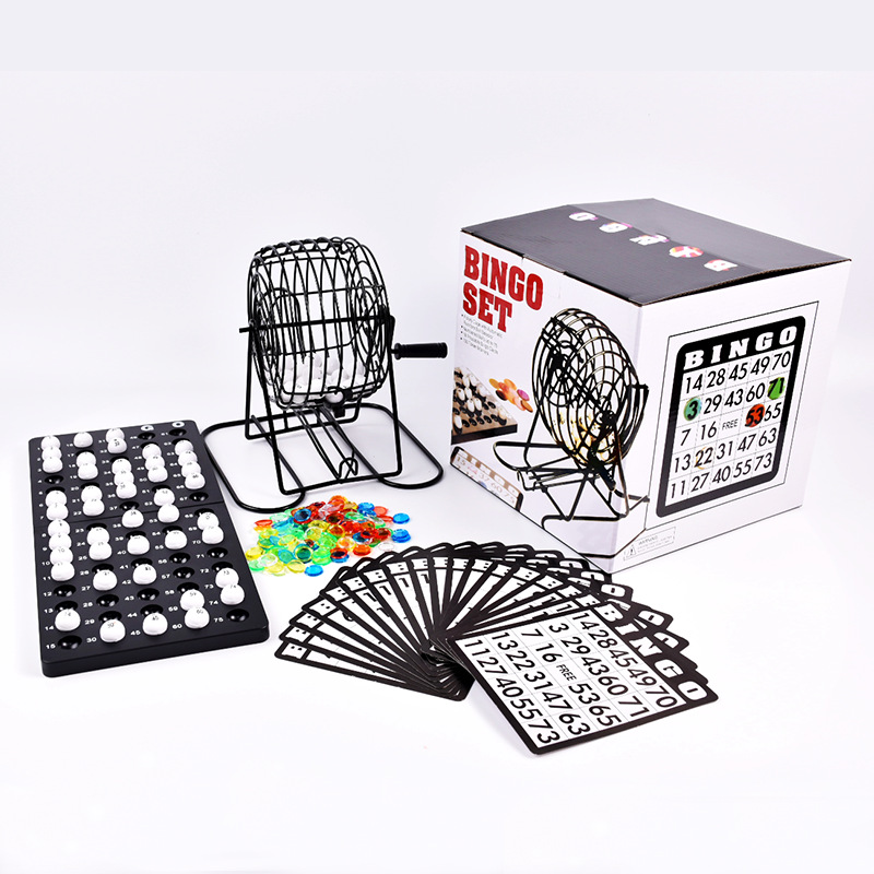 Party Games For Adults Large Group - 빙고 복권 기계 스틸 빙고 게임
