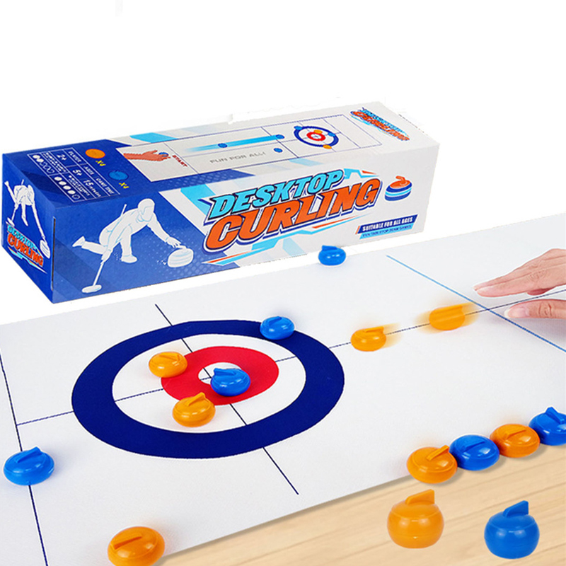 Party Games For 5 Year Olds Indoors - 1 세트 접이식 장난감 미니 컬링