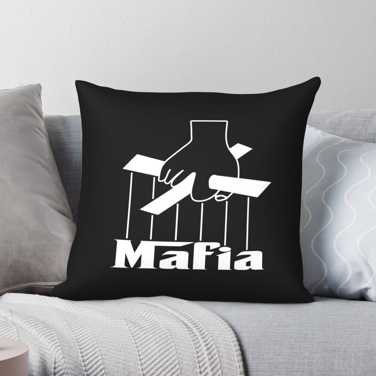 Party Games Mafia - 마피아 파티 게임 사각 베개 커버