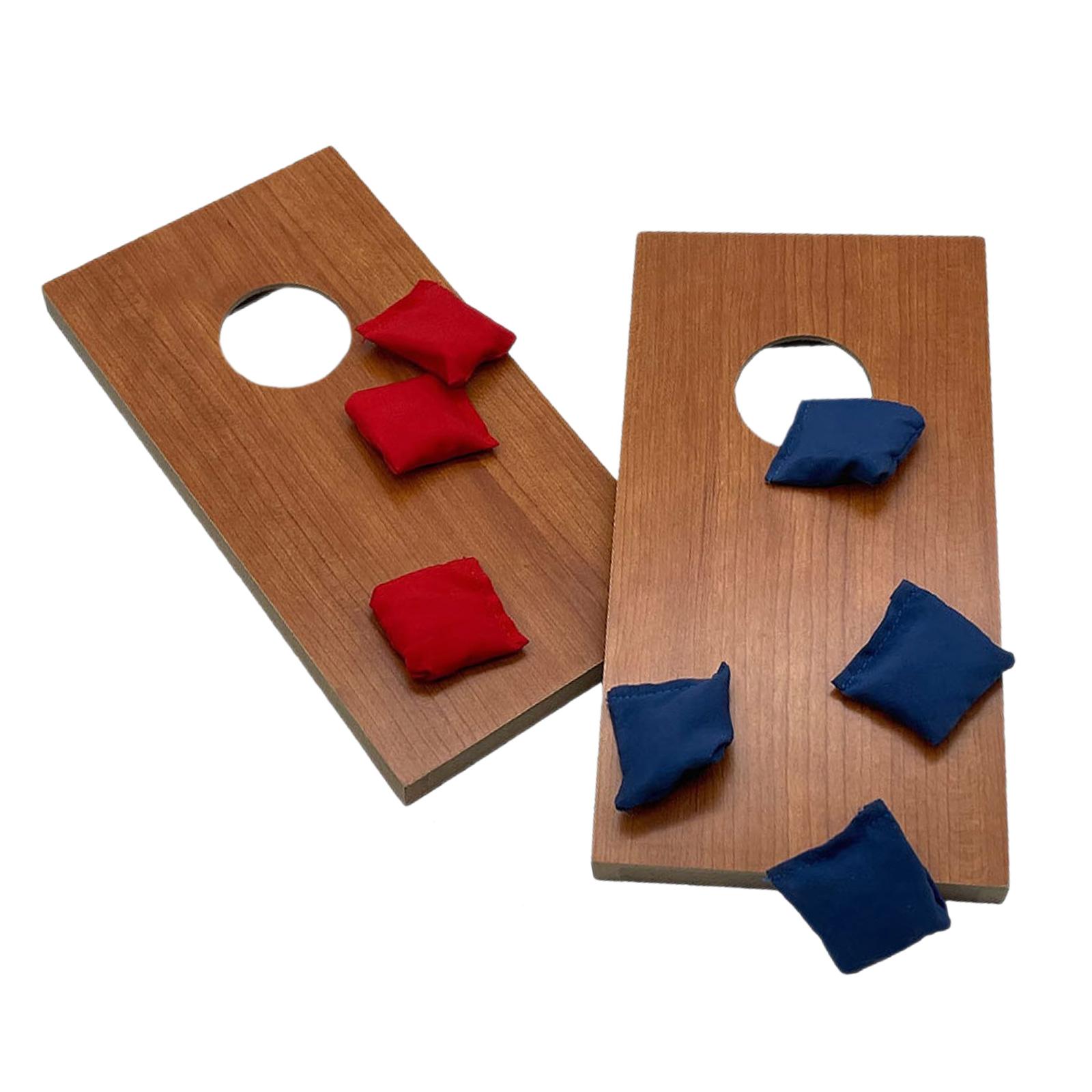 Cornhole Board Set - 2인용 콘홀 세트, 샌드백 던지기 게임,