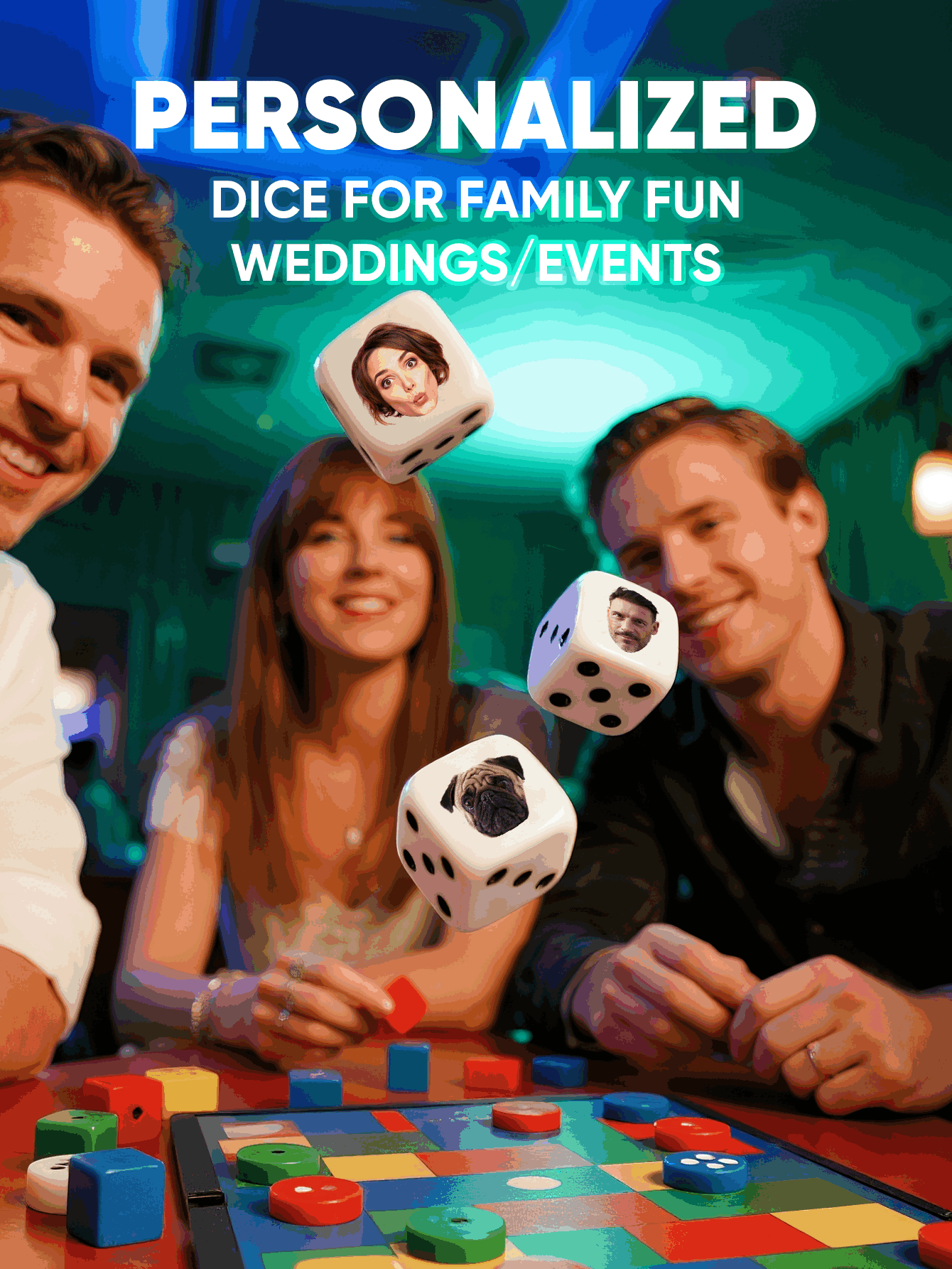 맞춤형 얼굴 주사위, 개인 맞춤형 얼굴 주사위, 재미있 - Party Family Games 리뷰 및 가격