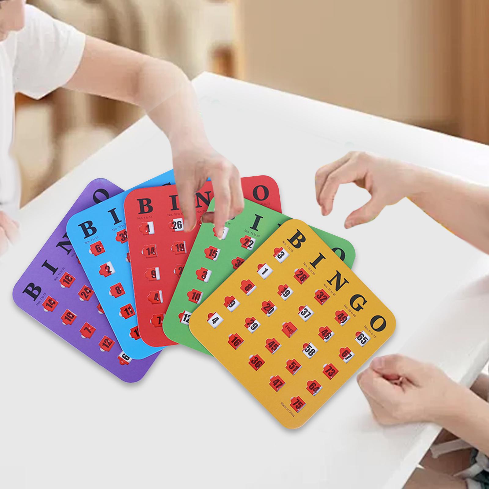 5개입 빙고 게임 카드, 큰 글씨 빙고 카드보드, 손가 - Party Games For Adults Large Group 리뷰 및 가격