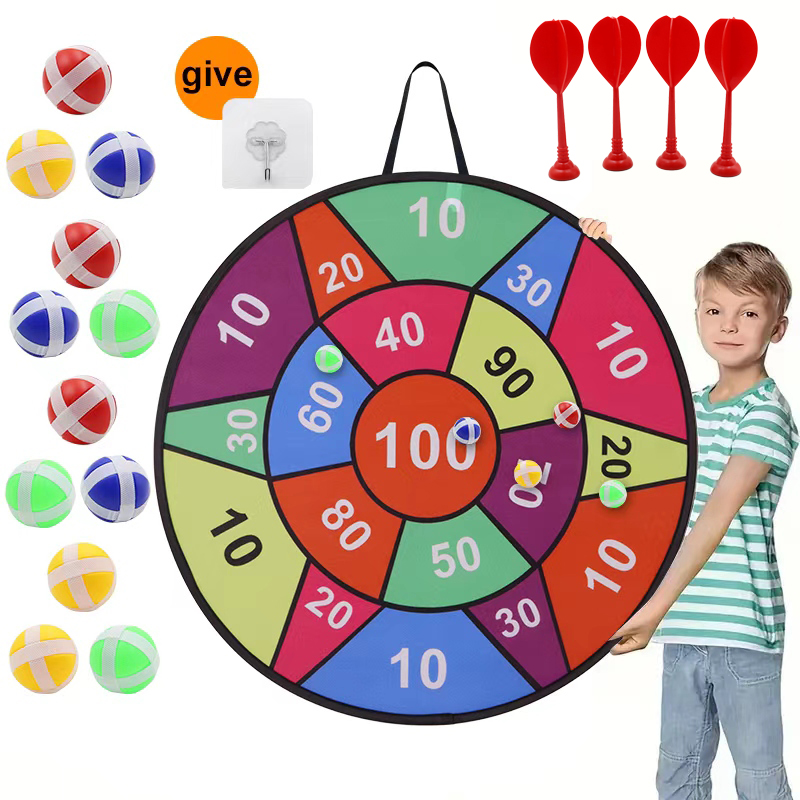 끈끈이 볼 다트판 - 볼 12개+다트 4개, 실내 및  - Party Games For 5 Year Olds Indoors 리뷰 및 가격