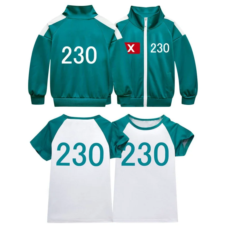 2025년 신제품 어린이 맞춤형 오징어 게임 2 의류  - Party Games Children 리뷰 및 가격