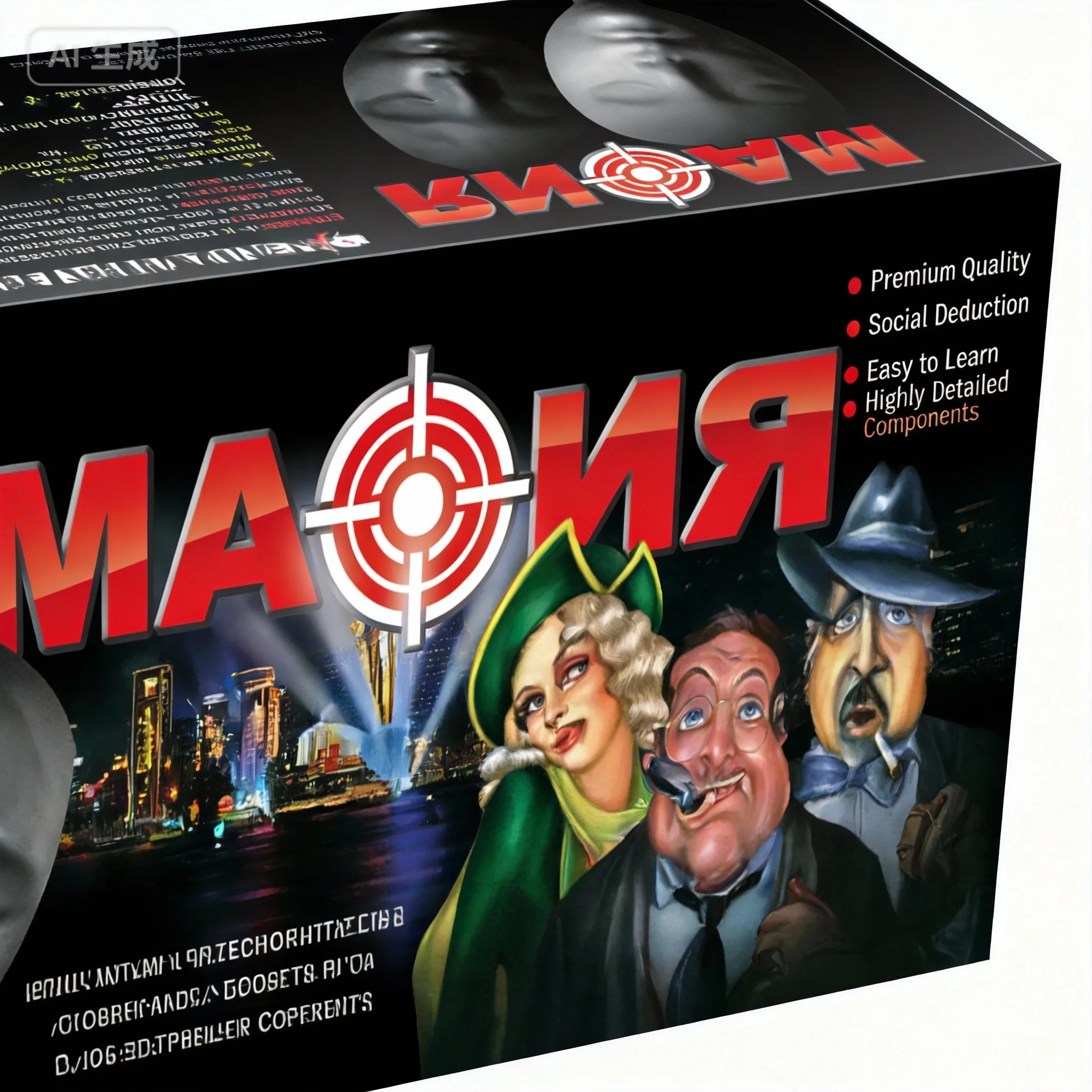 마피아 럭스 파티 게임 - 가족과 친구들을 위한 마스크 - Party Games Mafia 리뷰 및 가격