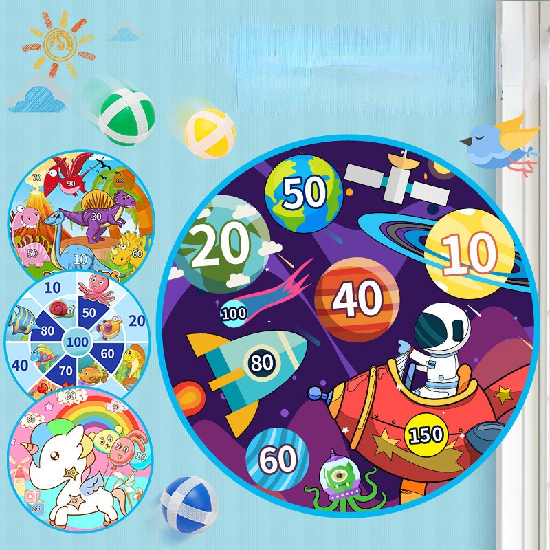 대형 어린이 다트판, 스티키 볼 포함, 실내외 스포츠  - Party Games For 5 Year Olds Indoors 리뷰 및 가격