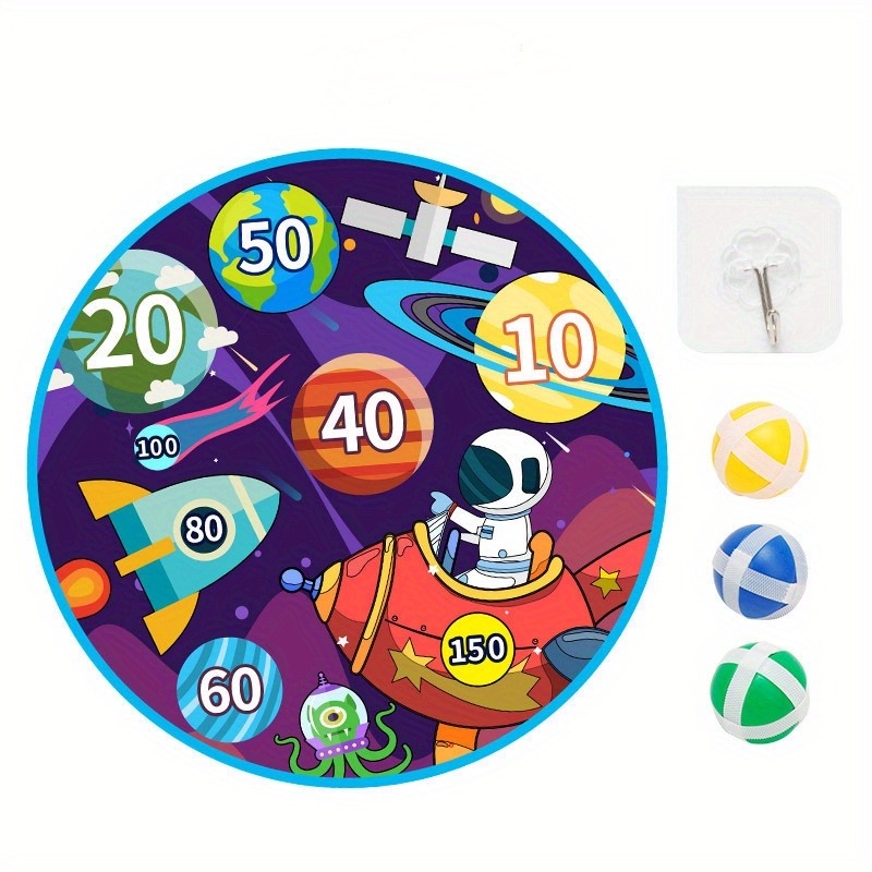 대형 어린이 다트판, 스티키 볼 포함, 실내외 스포츠  - Party Games For 5 Year Olds Indoors 리뷰 및 가격
