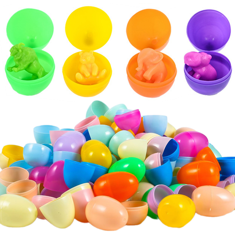 12/24Pcs 빈 부활절 달걀 플라스틱 채울 수있는  - Party Games Egg 리뷰 및 가격