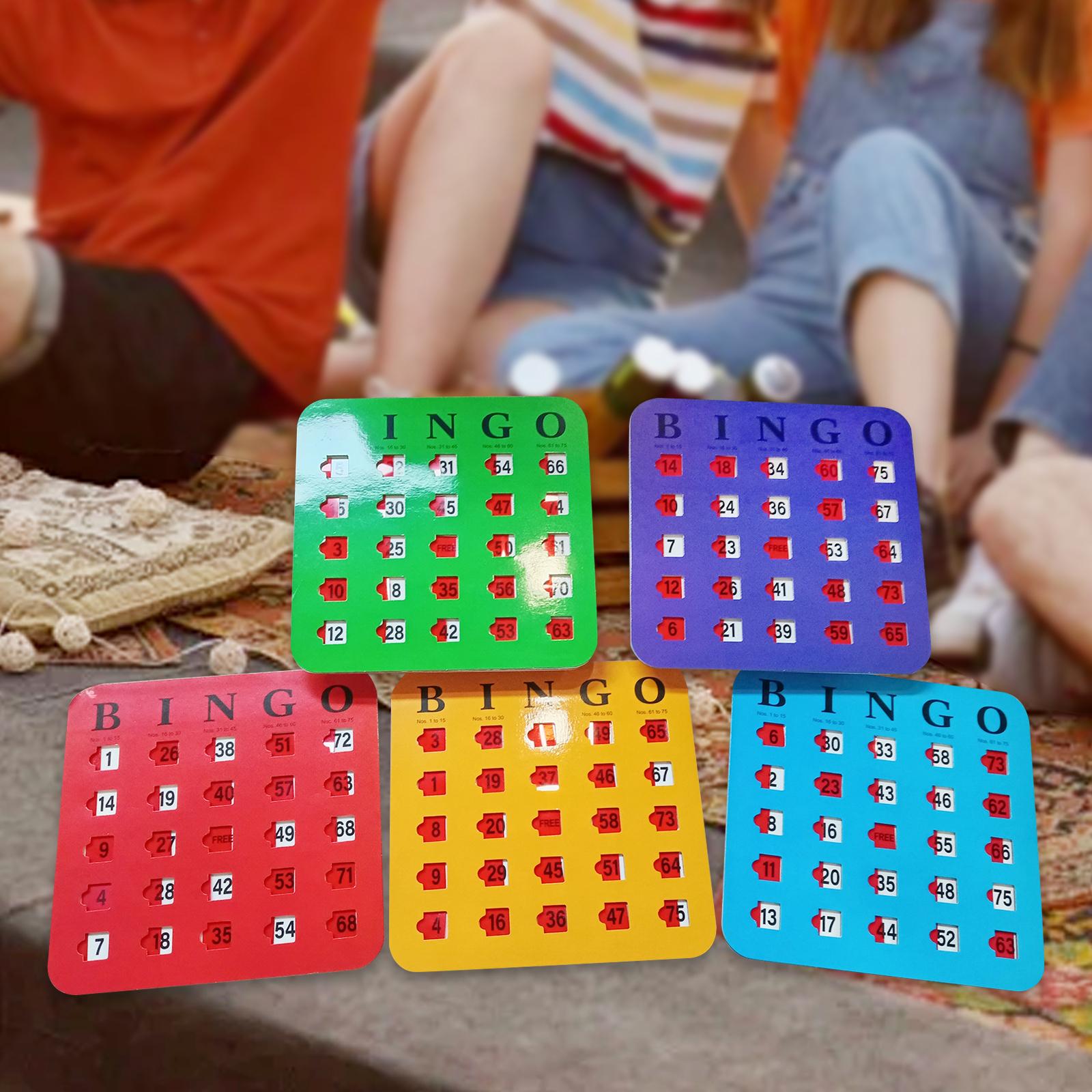 5개 대형 인쇄 빙고 카드보드 읽기 쉬운 파티 게임 재 - Party Games Group For Adults 리뷰 및 가격