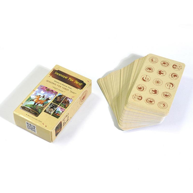 계절 폭스 오라클 데크, 타로 카드, 가족 파티 보드  - Party Games Meaning 리뷰 및 가격