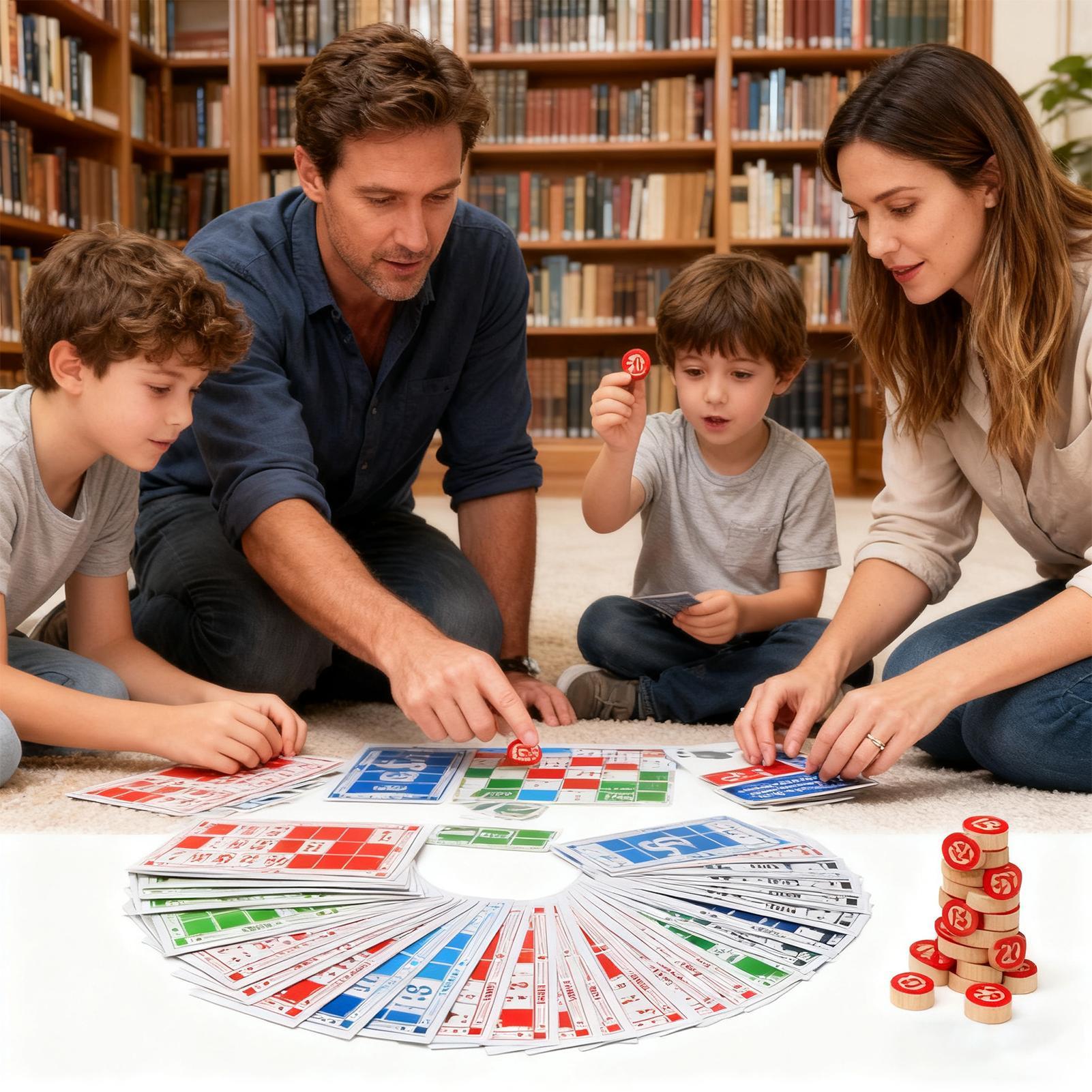 빙고 세트 나무 재질 재미있는 교육용 장난감 성인용 빙 - Party Games Group For Adults 리뷰 및 가격