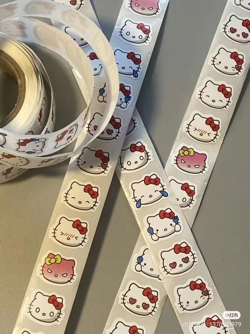 500pcs 헬로 키티 귀여운 스티커 만화 애니메이션  - Party Games Baby Shower 리뷰 및 가격