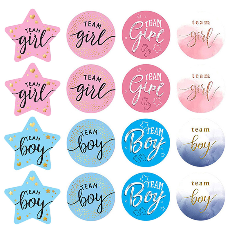 60개 성별 공개 스티커 (파티 초대장 및 투표 게임, - Party Games Baby Shower 리뷰 및 가격